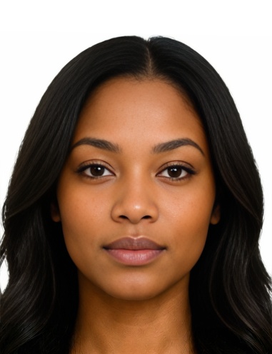 AO Angola visa online 381x496 pixels photo example — 32×41mm white background, AI-processed result