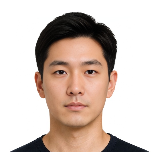 Japan Japan Visa 45x45mm, head 34 mm photo example — 45×45mm white background, AI-processed result