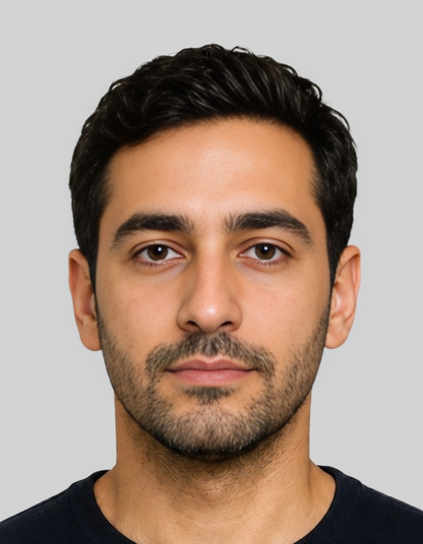 Austria Austria Civil engineer ID card 35x45 mm photo example — 35×45mm light_grey background, AI-processed result