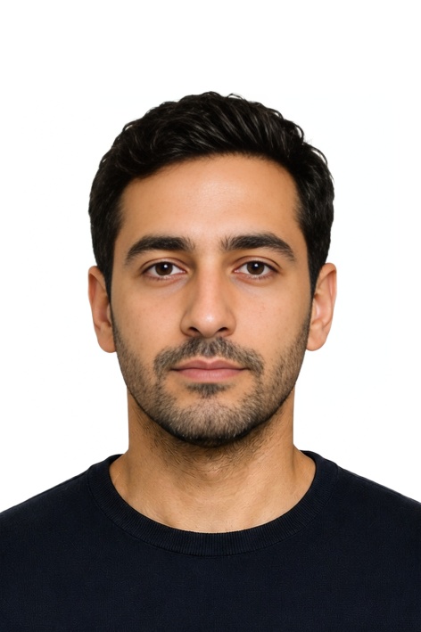 BH Bahrain passport 4x6 cm (40x60 mm) photo example — 40×60mm white background, AI-processed result