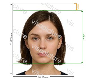 Nigeria Nigeria passport 120x140 pixels photo after processing - compliant 10.16x11.853mm result