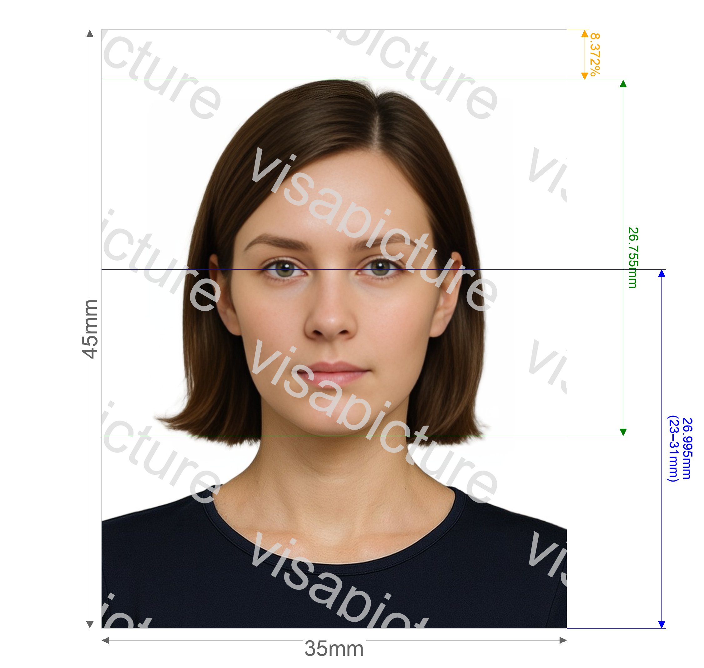 Pakistan Pakistan babies NADRA ID card 35x45 mm photo after processing - compliant 35.0x45.0mm result