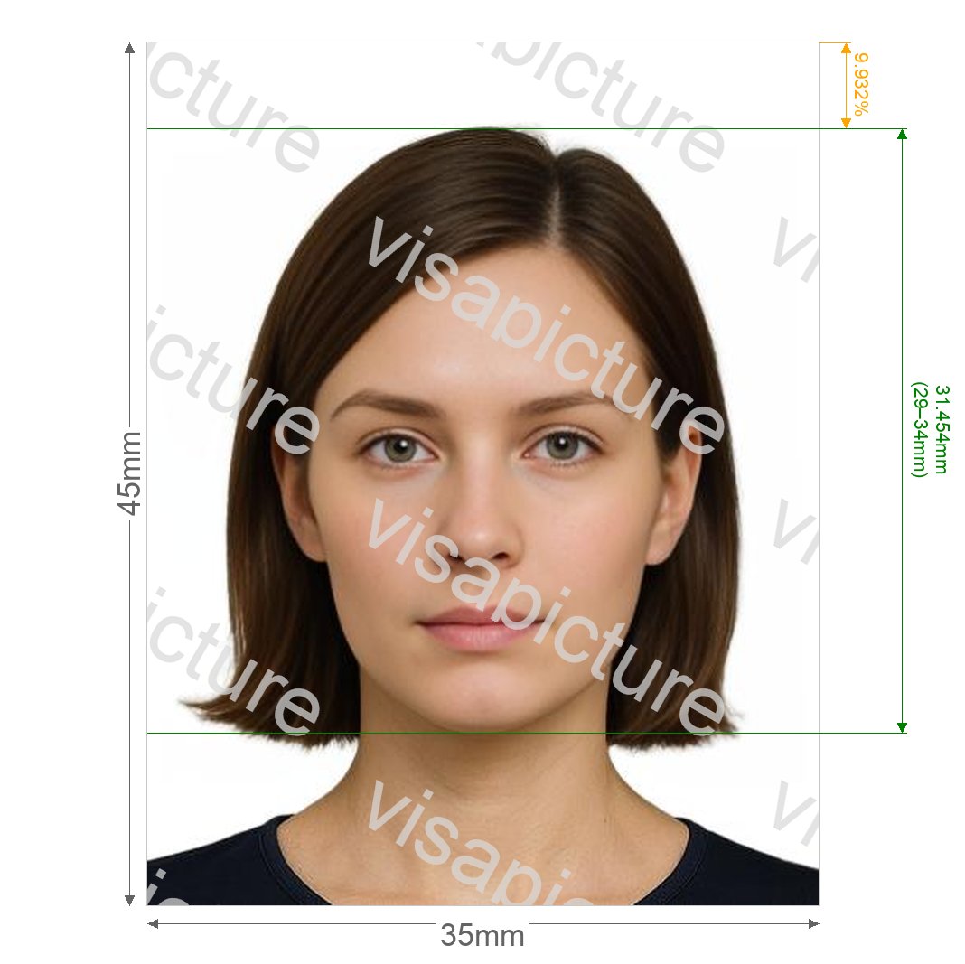 Pakistan Pakistan passport 35x45 mm 20KB photo after processing - compliant 35.0x45.0mm result