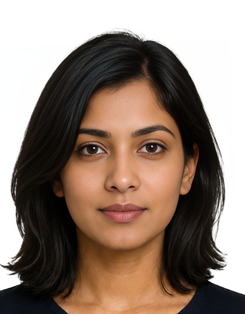 Pakistan Pakistan visa 35x45 mm photo example — 35×45mm white background, AI-processed result