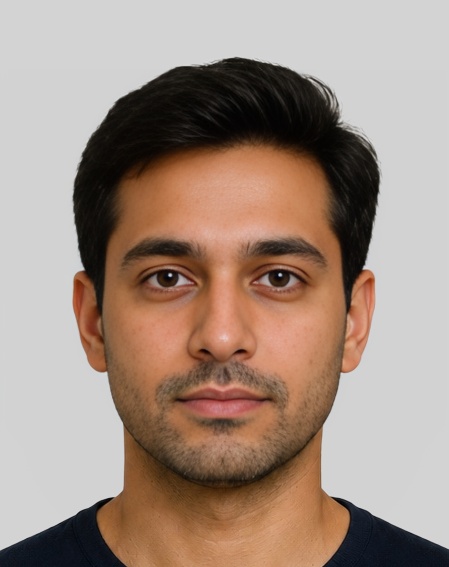 QA Qatar visa 38x48 mm (3.8x4.8 cm) photo example — 38×48mm light_grey background, AI-processed result