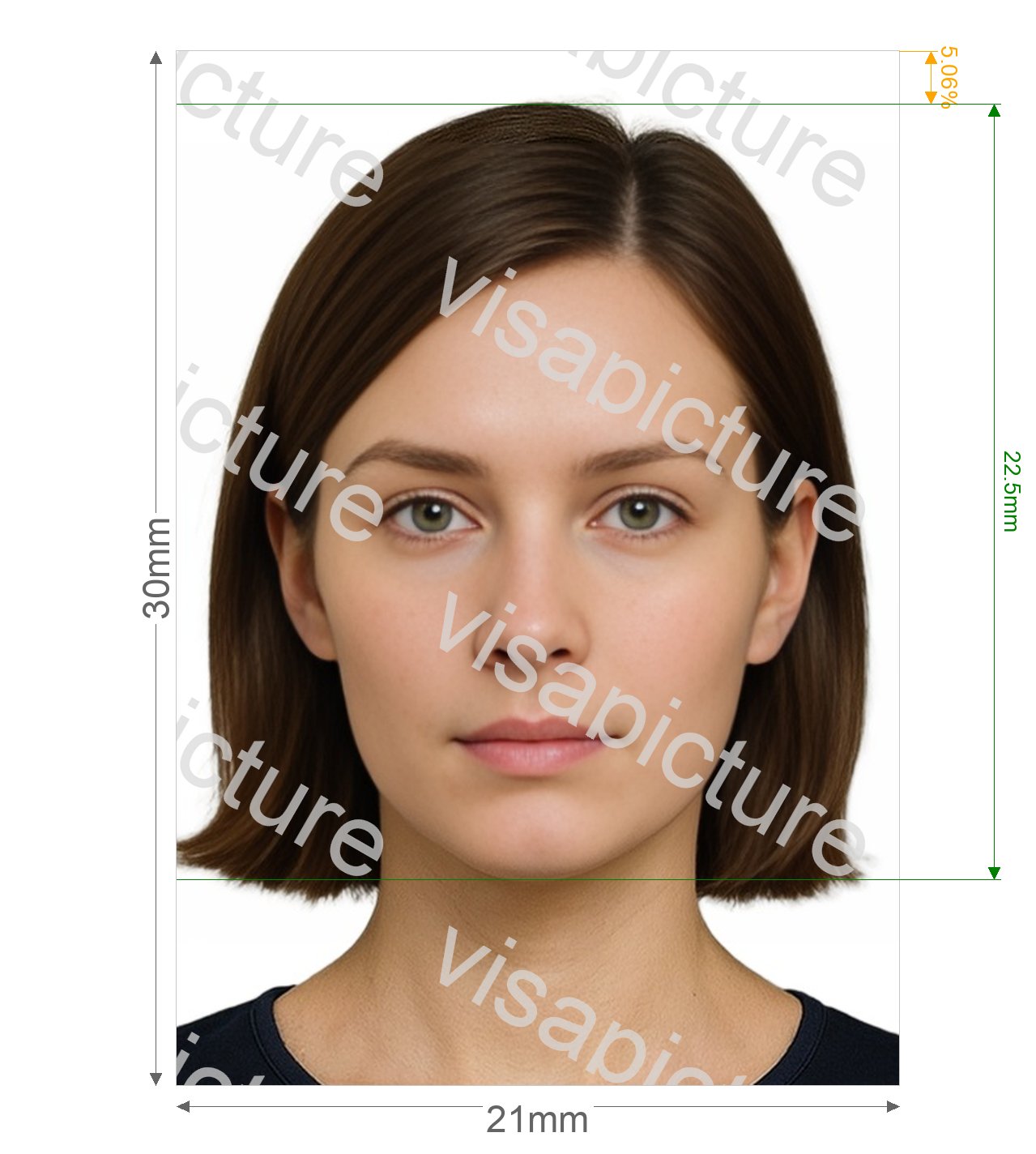 Russia Russia Pensioner ID 21x30 for Gosuslugi.ru photo after processing - compliant 21.0x30.0mm result