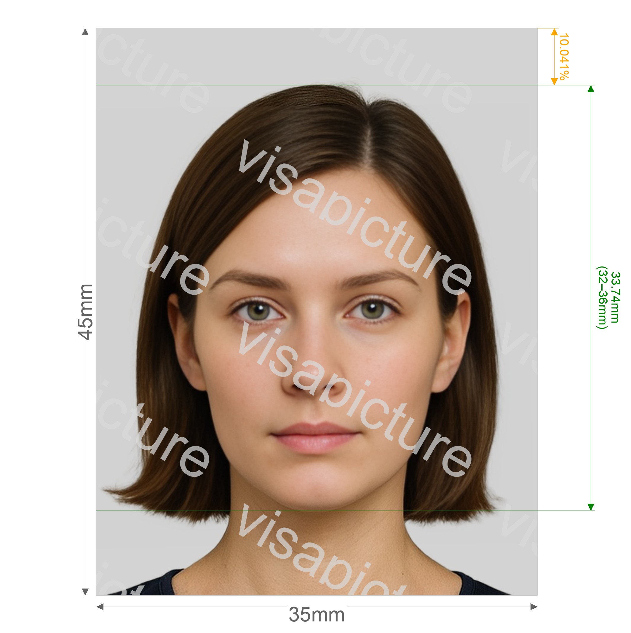 Russia Russian Fan card (Fan ID) photo after processing - compliant 35.0x45.0mm result