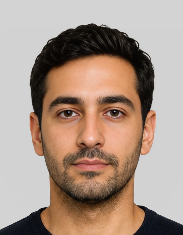 TU Turkish Passolig Card photo example — 50×65mm light_grey background, AI-processed result