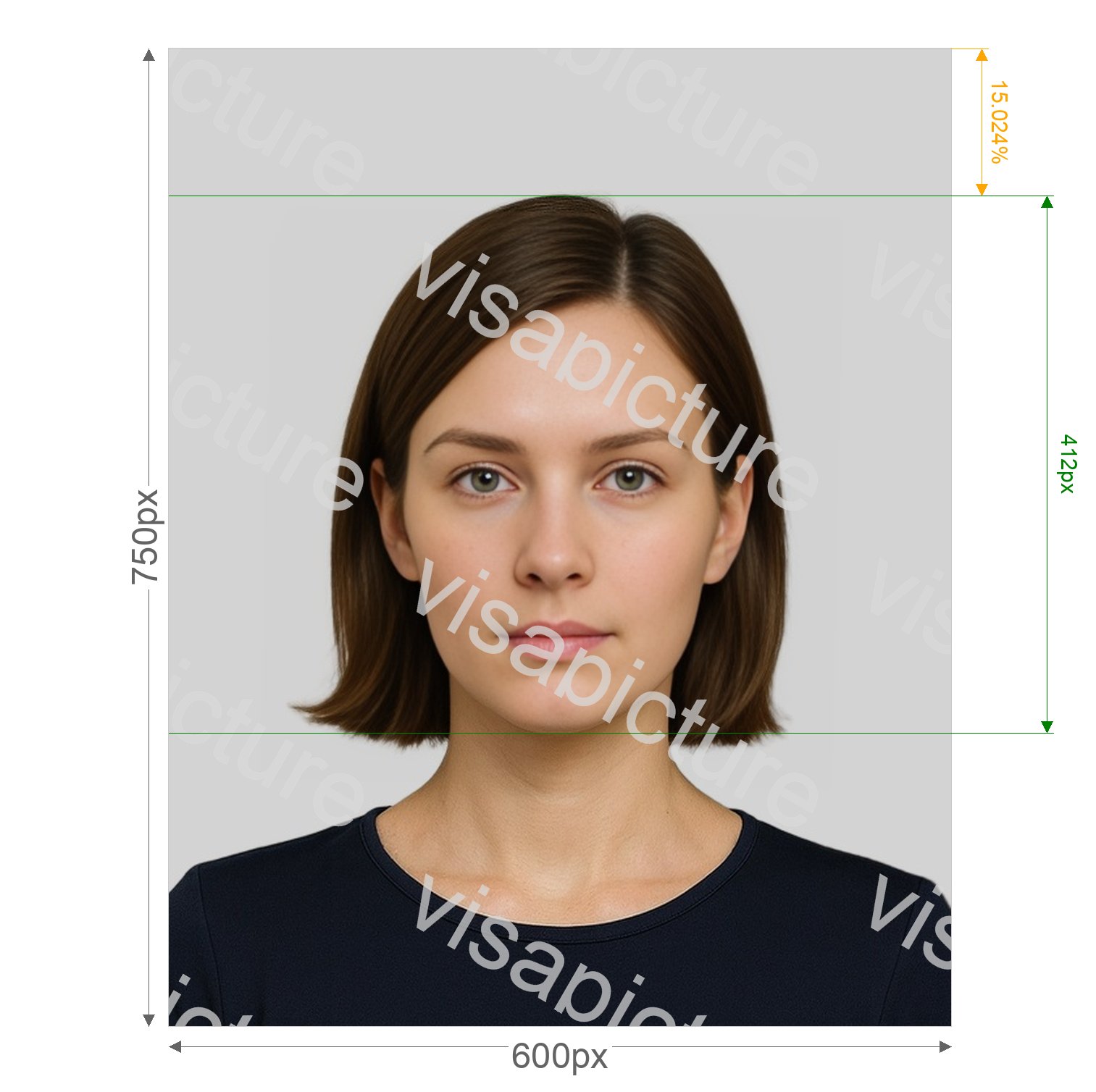 United Kingdom UK child passport online photo after processing - compliant 50.8x63.5mm result