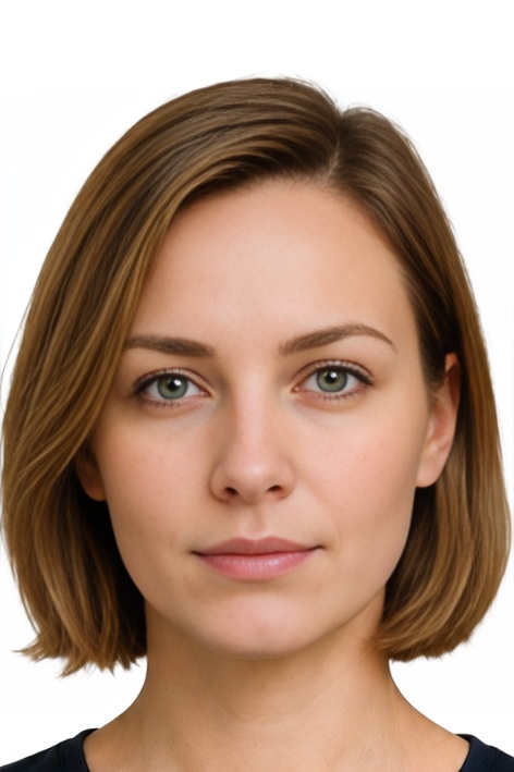 YE Yemen ID card 4x6 cm photo example — 40×60mm white background, AI-processed result