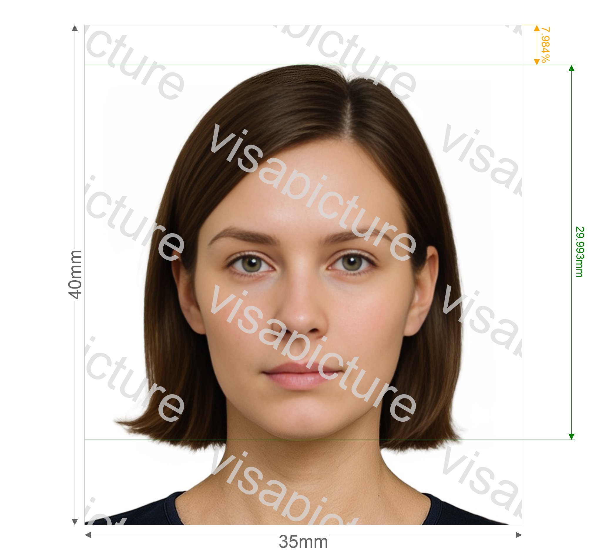 Netherlands Antilles Photo 35x40 mm (3.5x4 cm) photo after processing - compliant 35.0x40.0mm result